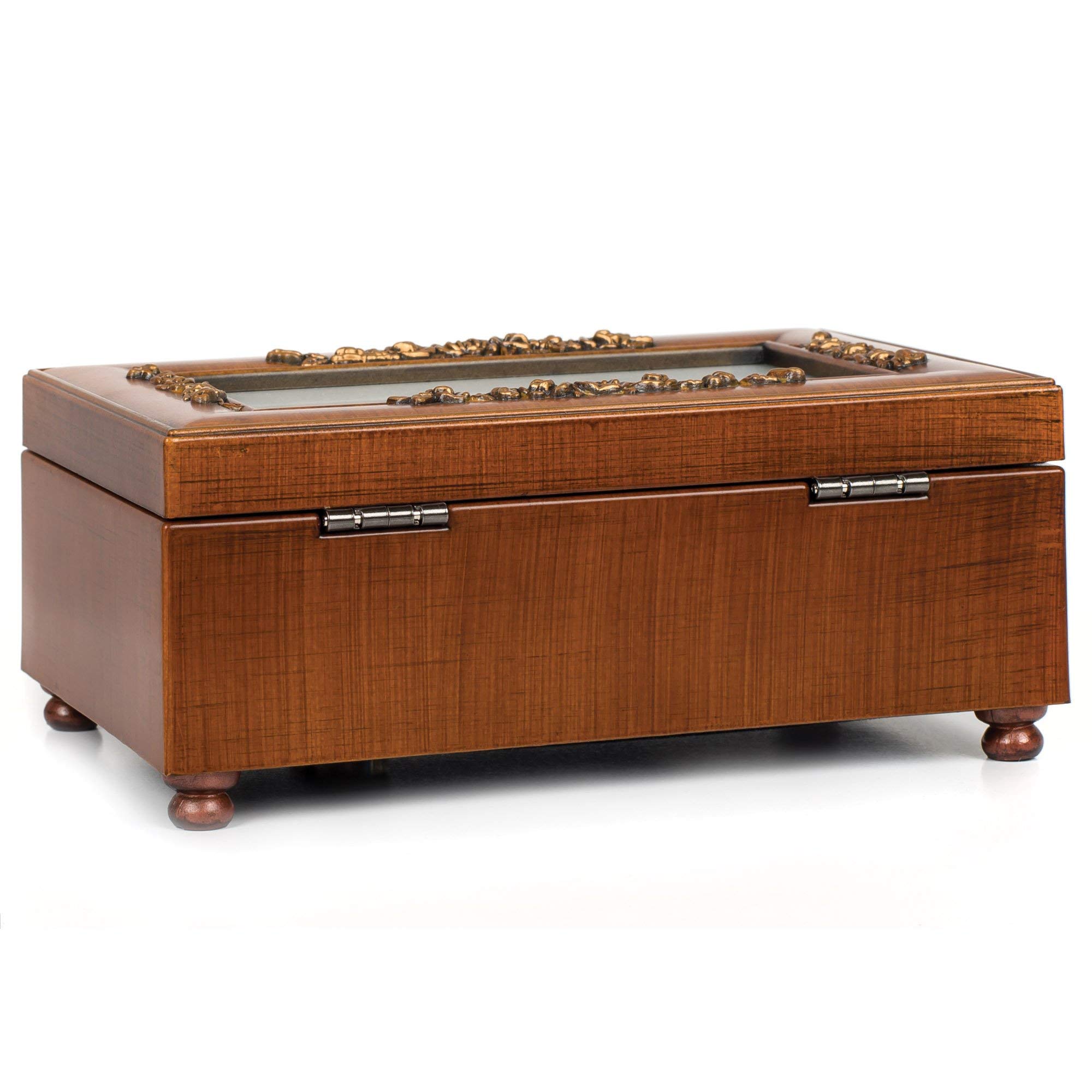 Love You More Boîte à Bijoux Musicale Rose Avec Inscription « Tune You Light Up My Life