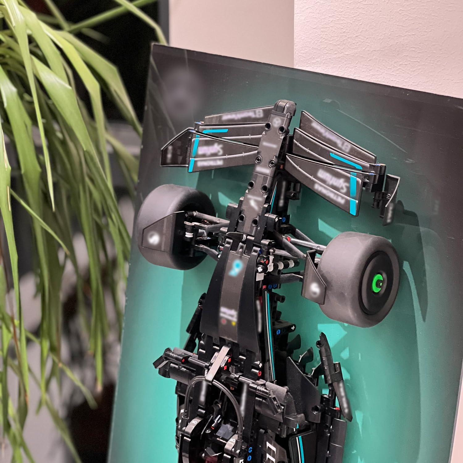 Display Wallboard for Lego Technic 42171 Mercedes-AMG W14 E Performance Race Building Set, Wall Mount for Adult Collectibles, Ideal for Building Car Enthusiasts (No Car Included)