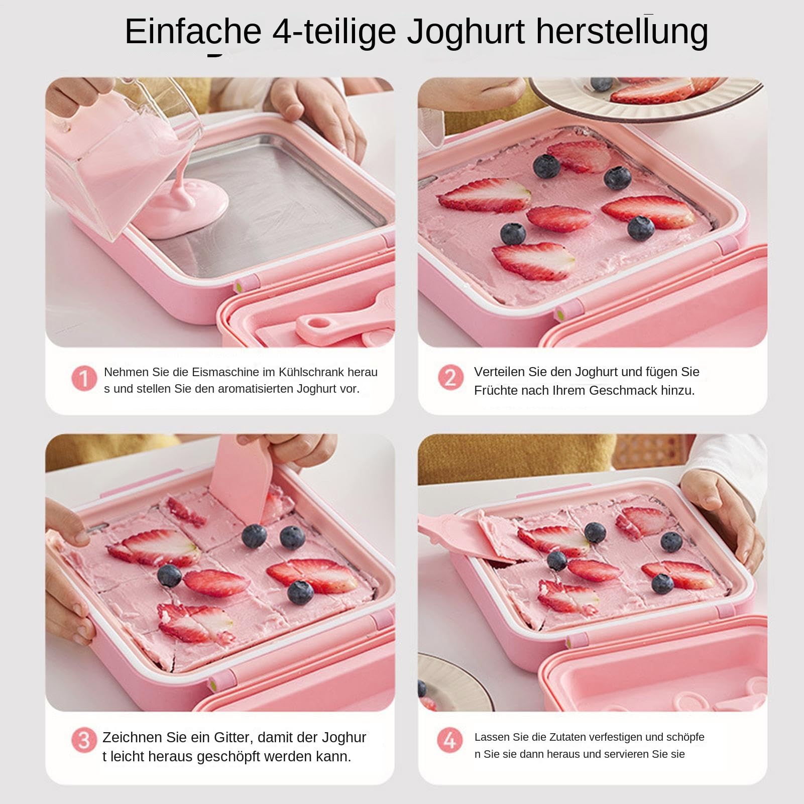 Stampo Per Ghiaccioli 2 In 1 Stampo Gelatiera Riutilizzabile | Vassoio Multifunzionale Per Yogurt Rolls, Strumento Per Dolci Con Sformatura Facile Per Riunioni Familiari E Incontri Con