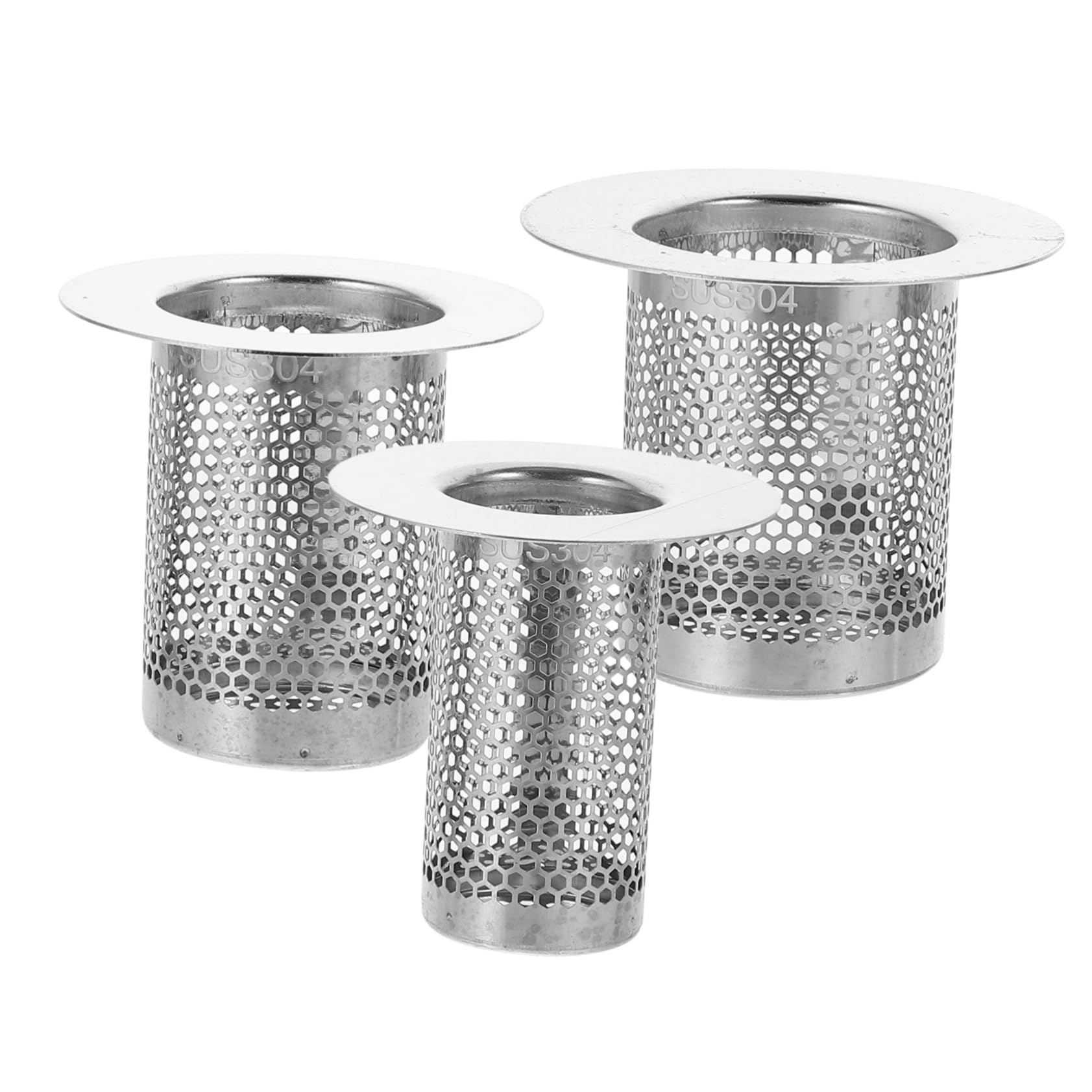 ARTIBETTER 5 Series Colector De Desagüe De La Cocina Colador De Desague Tapones Desague Fregadero Baño Hundir Colador De Drenaje del Fregadero De La Cocina Colector De Drenaje 3 Piezas X 5