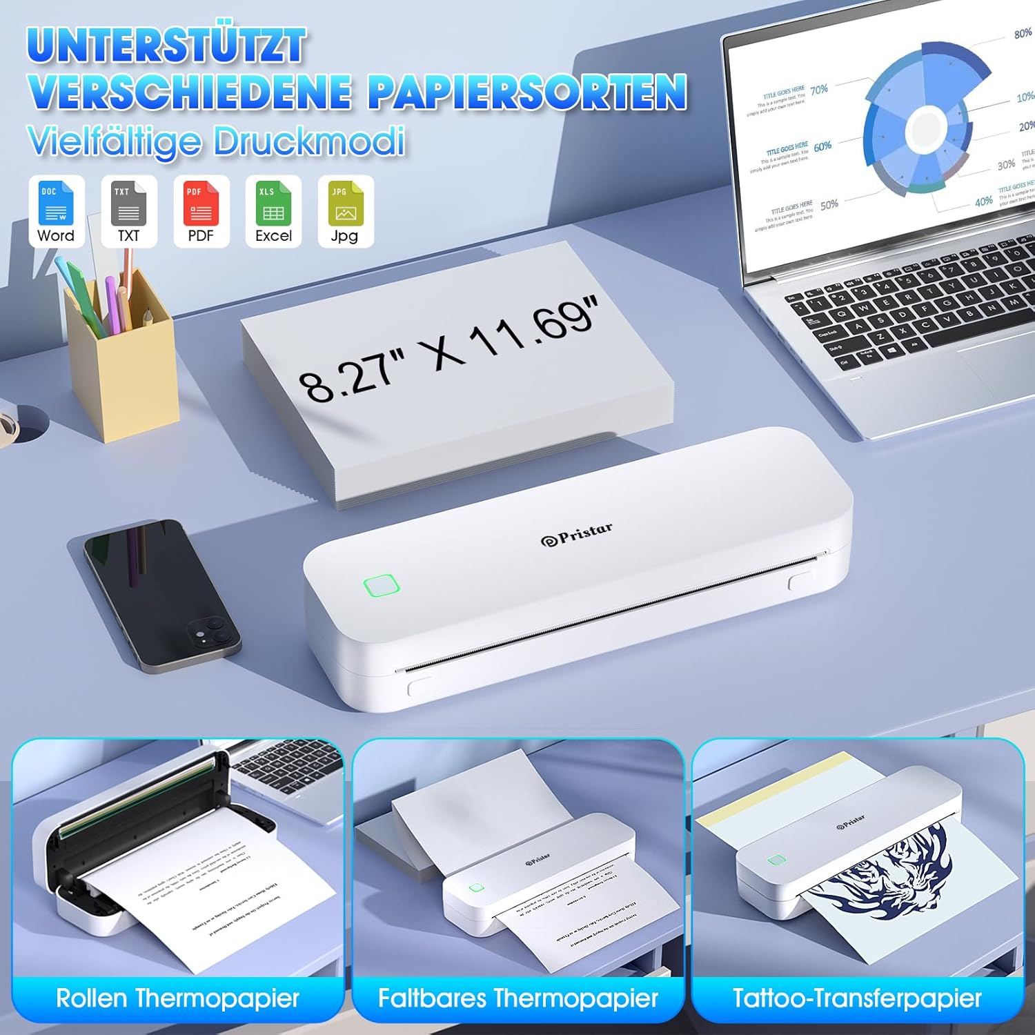 Pristar D210 használat közben