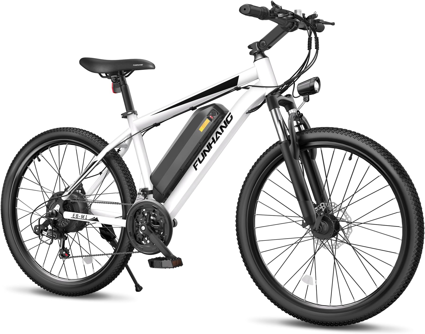 Electric Bike for Adults, Peak 1000W Ebike, 50Miles 21.7MPH Adult Electric Bicycles, 26" Electric Mountain Bike 48V 374.4WH Battery, Commuter E Bike with Adjustable Stem, Fenders, 21 Speed