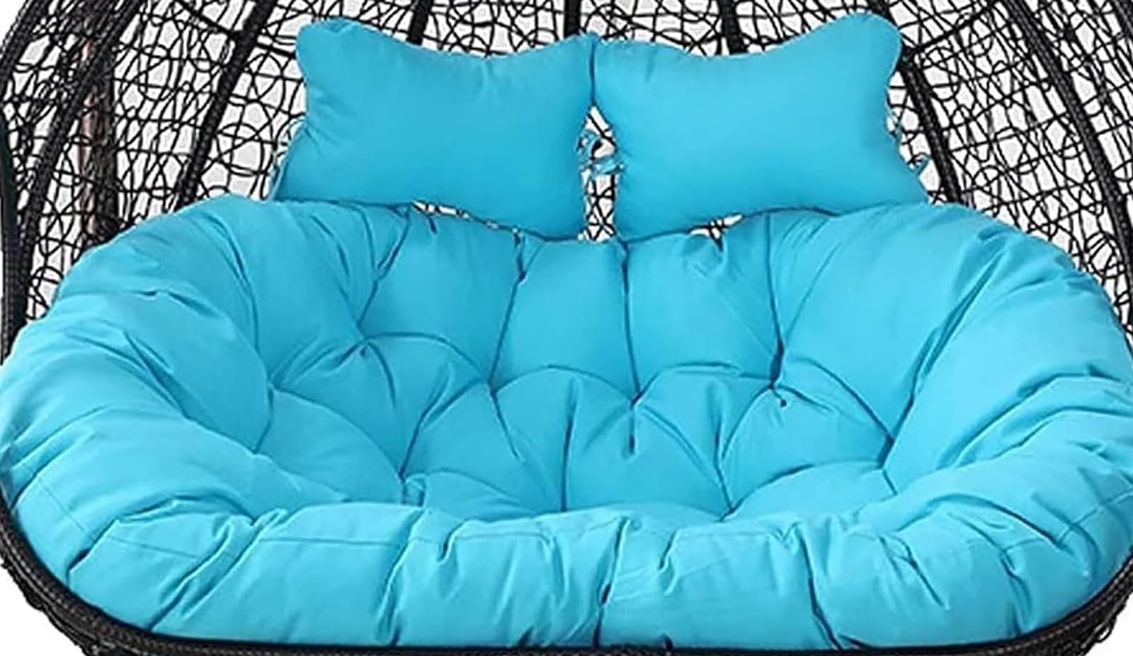 Egg Chair Swing Cushion, 2 Person Hanging Egg Chair Cushion Replacement, Double Hanging Basket Chair Cushion, Hanging Hammock Chair Cushion(H,170 * 120cm/67 * 47in)