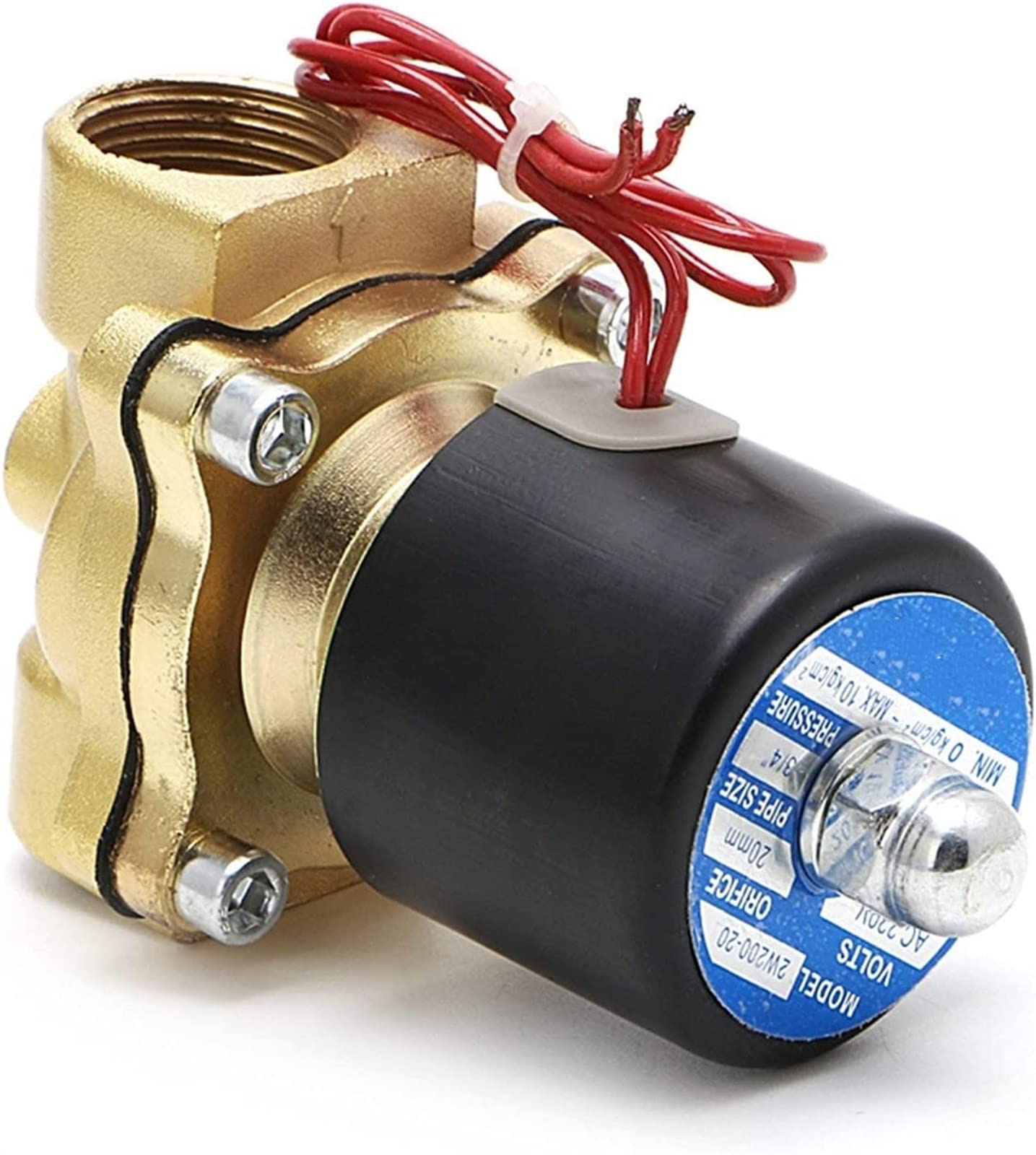 3/4 Zoll 220V elektrisches Magnetventil pneumatisch 2Port Wasser Öl Luft Gas nützlich