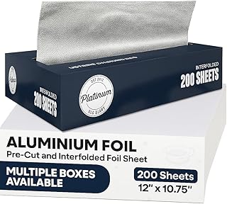 Pre-Cut Aluminum Foil Sheets 12