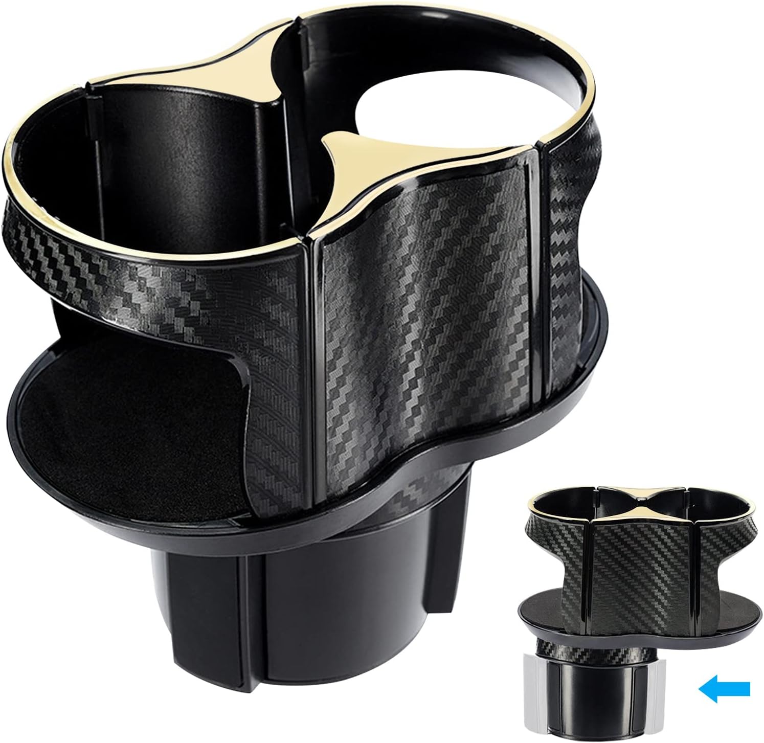 2 in 1 Cup Holder Expander for Car, Dual Car Cup Holder Expander Adapter with