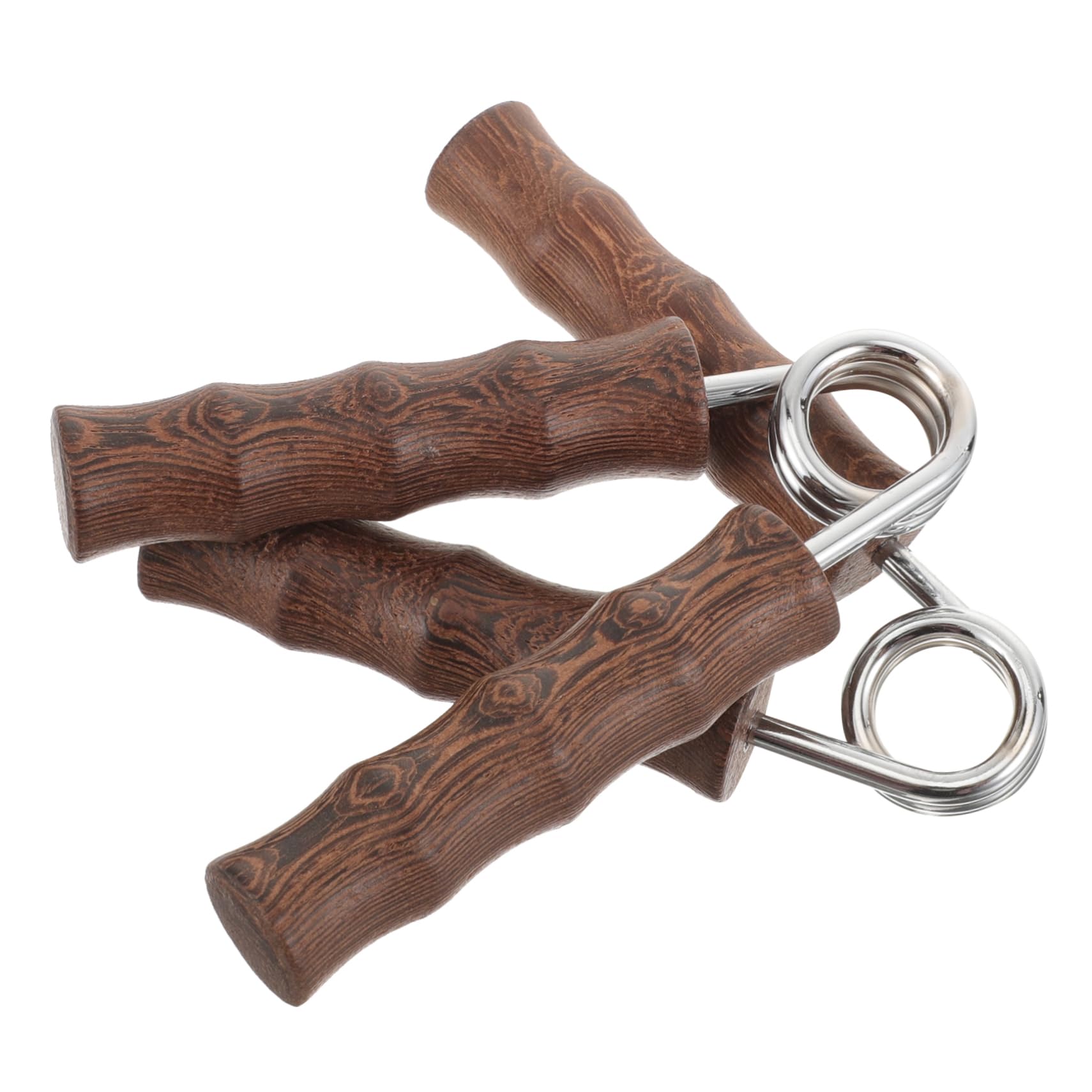 WOONEKY Wooden Hand Grip Strengthener with Handle for Finger and Wrist Training Portable Hand Exerciser for Forearm Strength and Recovery