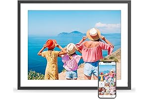 Large 17-Inch Digital Photo Frame with USB Port