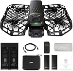 HOVERAir X1 PRO 4K Drone with Camera, Foldable Action Flying Camera with 42 KM/H Follow Speed, 15+ Fully Automatic Flight Modes, Fly Anywhere with OmniTerrain, SmoothCapture 2.0 (Standard)