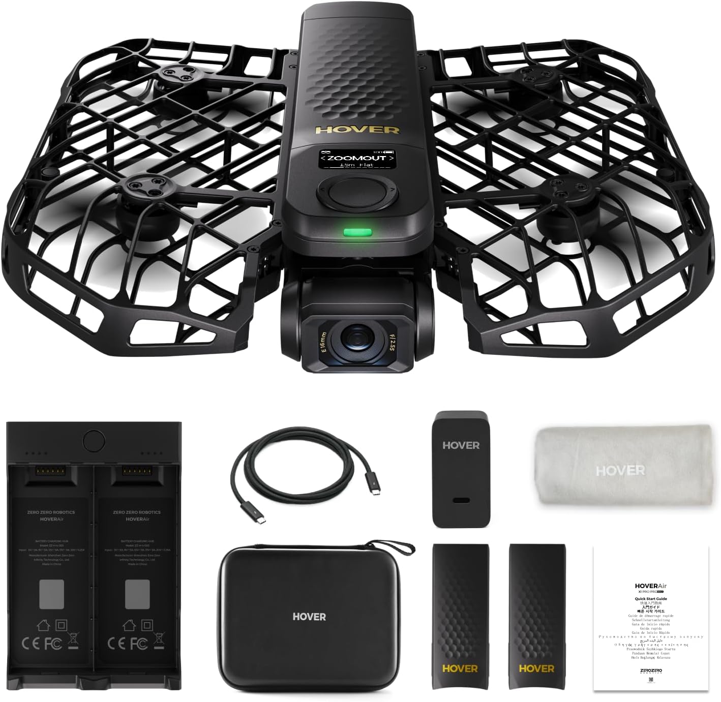 X1 PROMAX 8K Drone with Camera, Foldable Action Flying Camera with 42 KM/H Follow Speed, 10+ Fully Automatic Flight Modes, Fly Anywhere with OmniTerrain, SmoothCapture 2.0(Basic Combo)