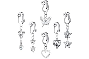 Fake Belly Percing Set - 8Pcs