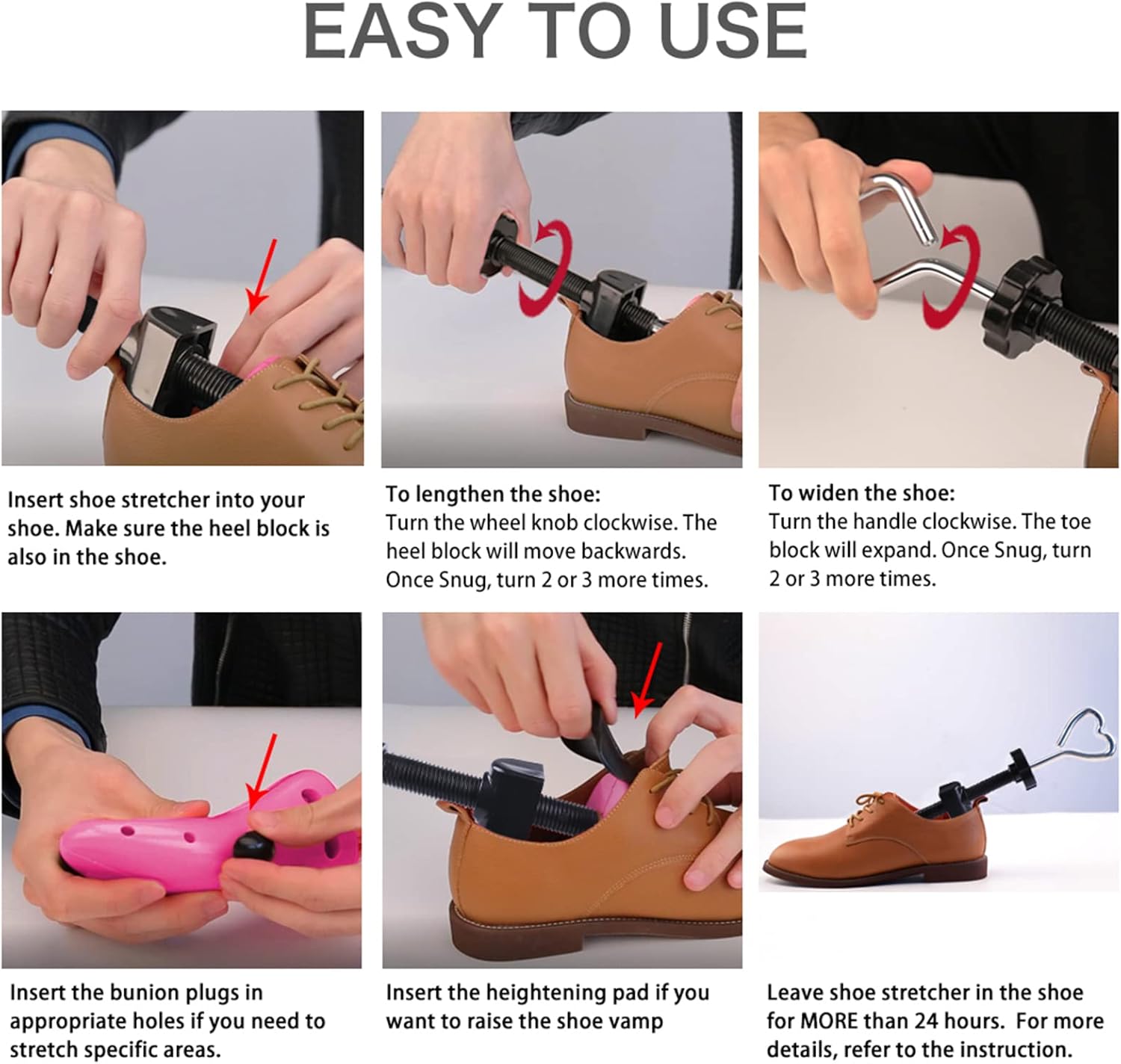 shoe stretcher with bunion knobs