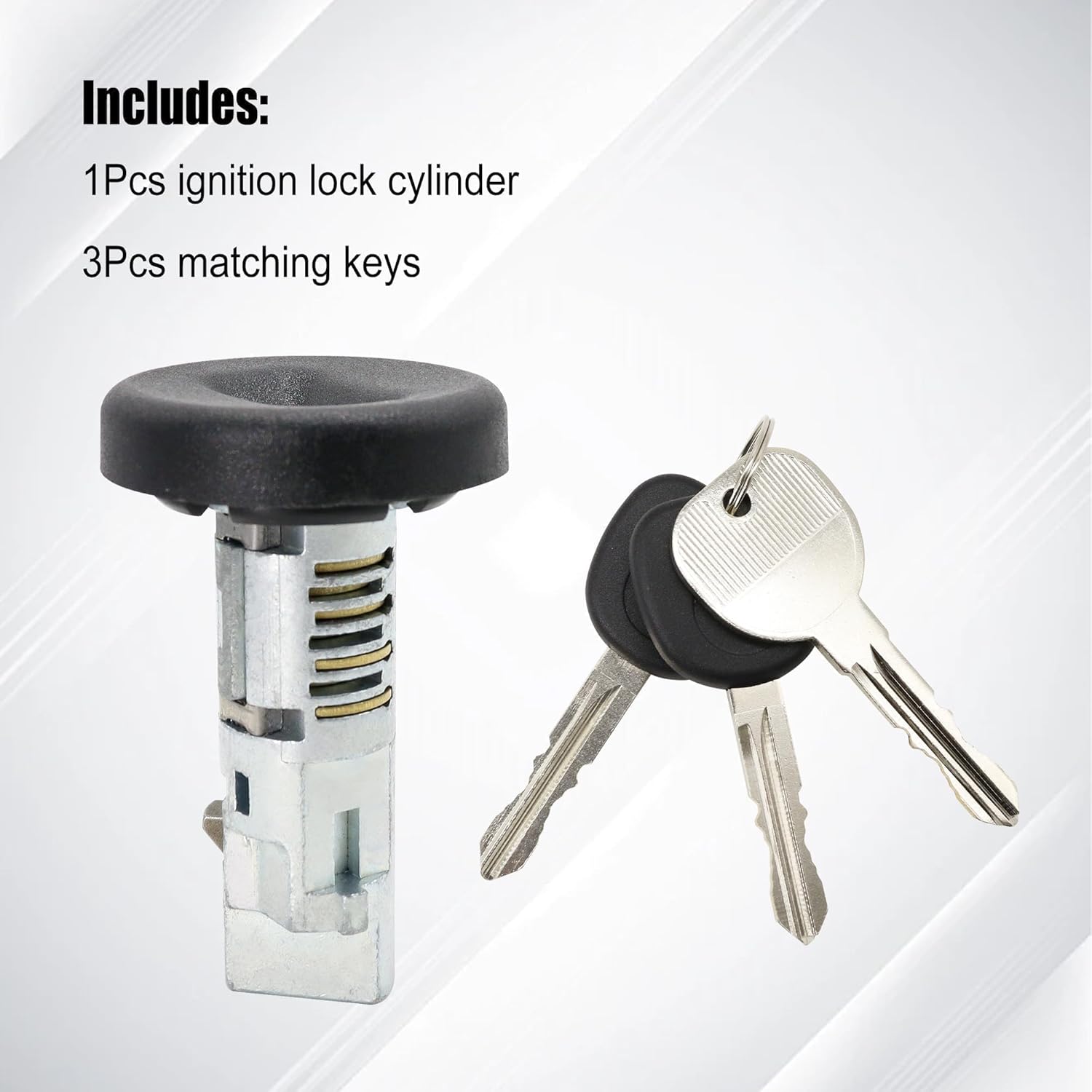 924-796 Ignition Switch Lock Cylinder Compatible with Chevy Silverado Suburban GMC Sierra Savana Yukon 1500 2500 3500 for Cadillac Escalade 2007-2014 Replace 15919460 19120038 15794826 (No Chip)