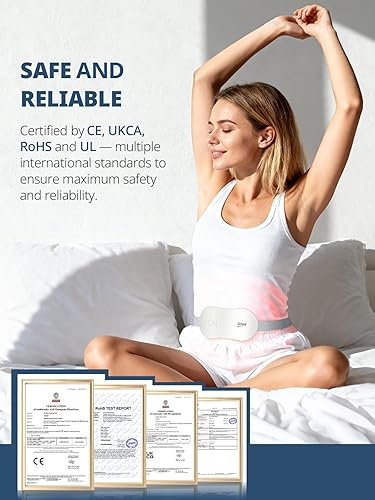 Miniatura 2 de Slimpal Almohadilla térmica de período para calambres, aprobada por la FSA HSA, almohadilla térmica portátil para alivio de calambres menstruales,