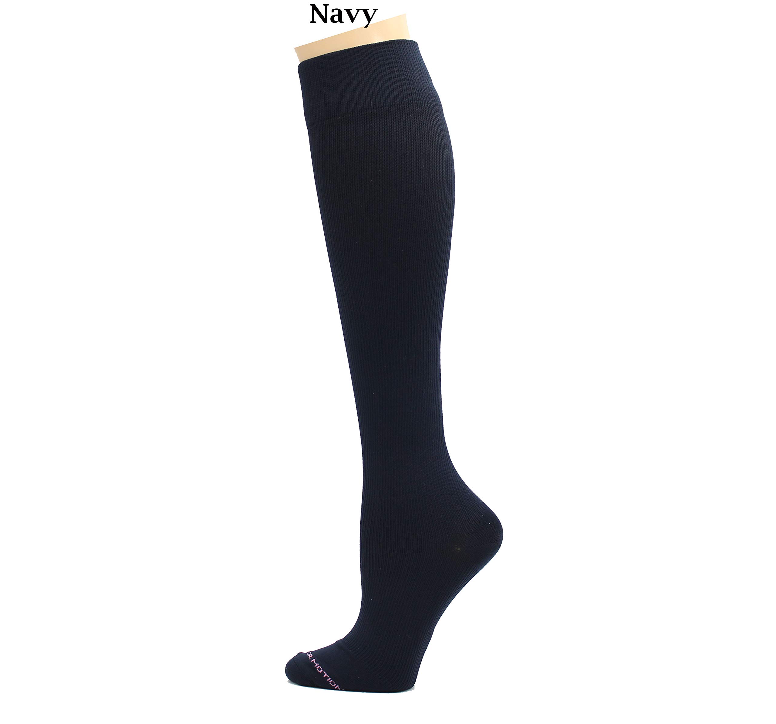 Dr. Motion Therapeutic Graduated Compression - Calcetines para mujer (4 pares)