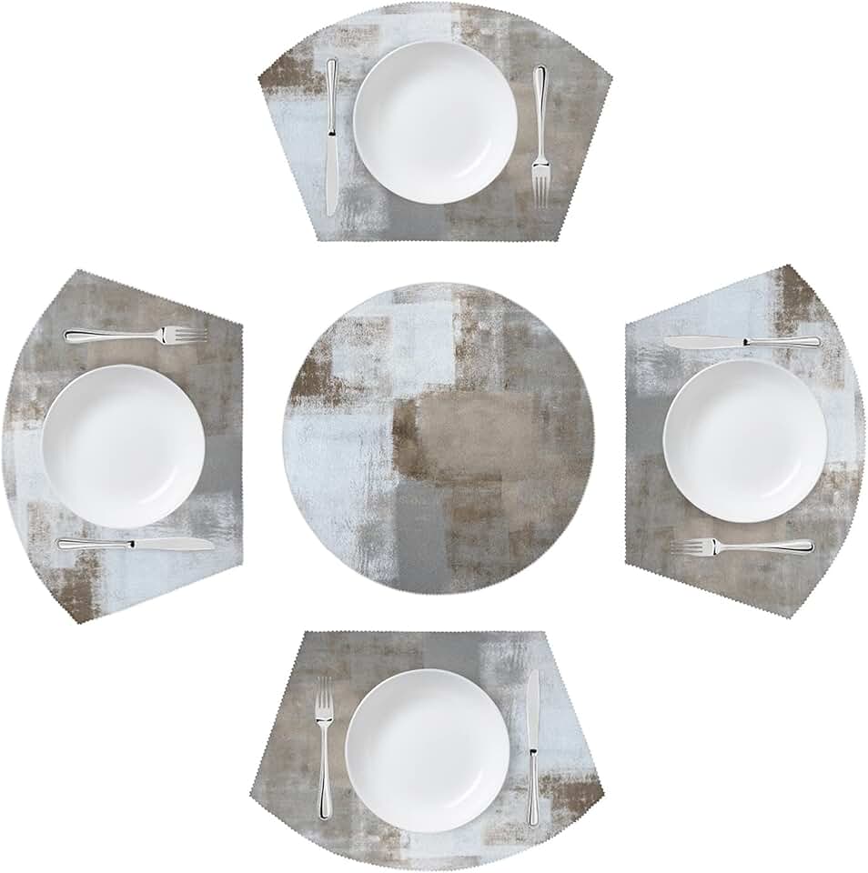placemats for round table Home & Kitchen