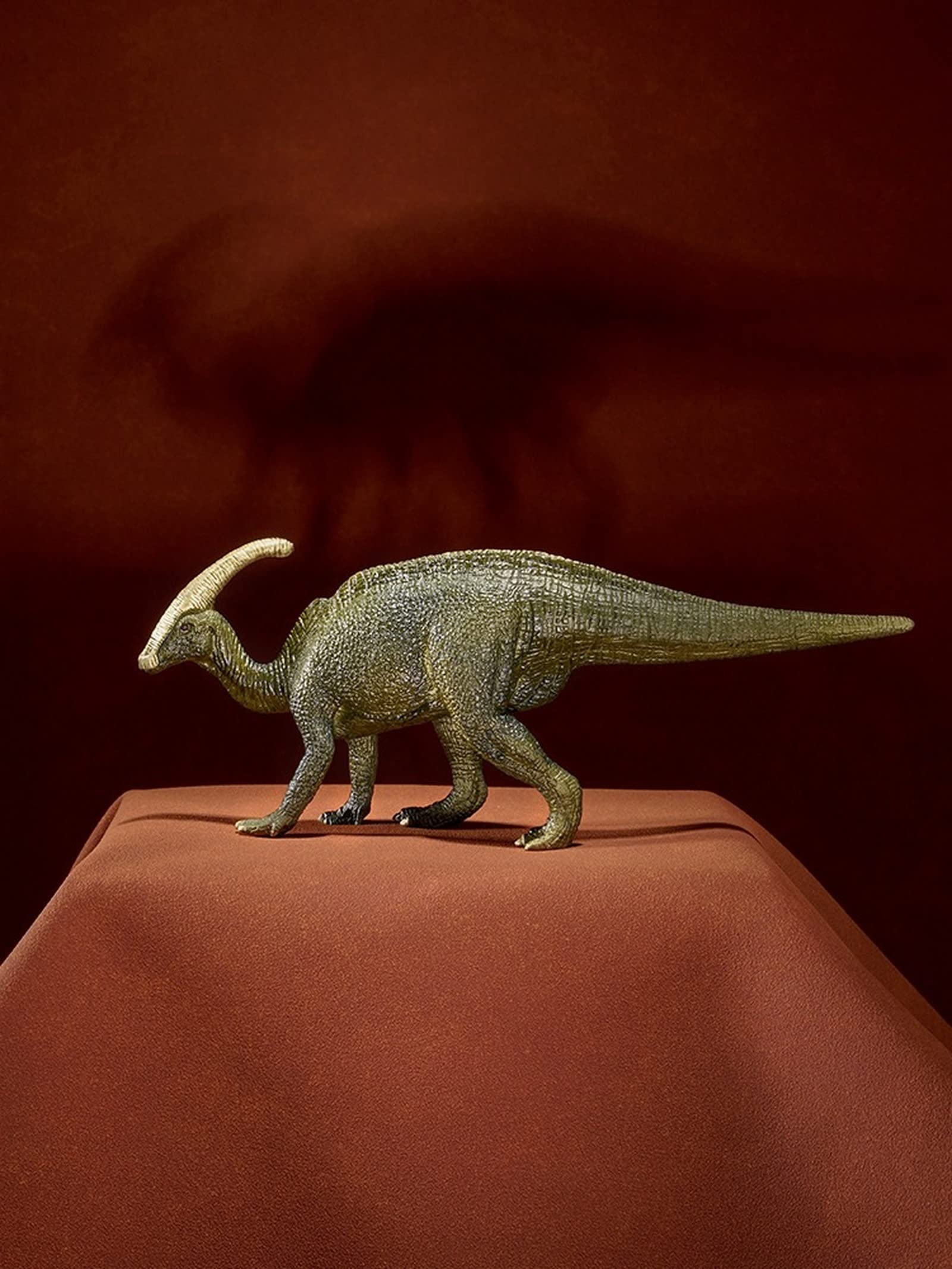 Mosiężna Figurka Stołowa Dinozaura, Jurajska Figurka Paraktenozaura, Dekoracyjna Ozdoba Do Gabinetu, Kolekcja Brązowych Rzeźb Bydła