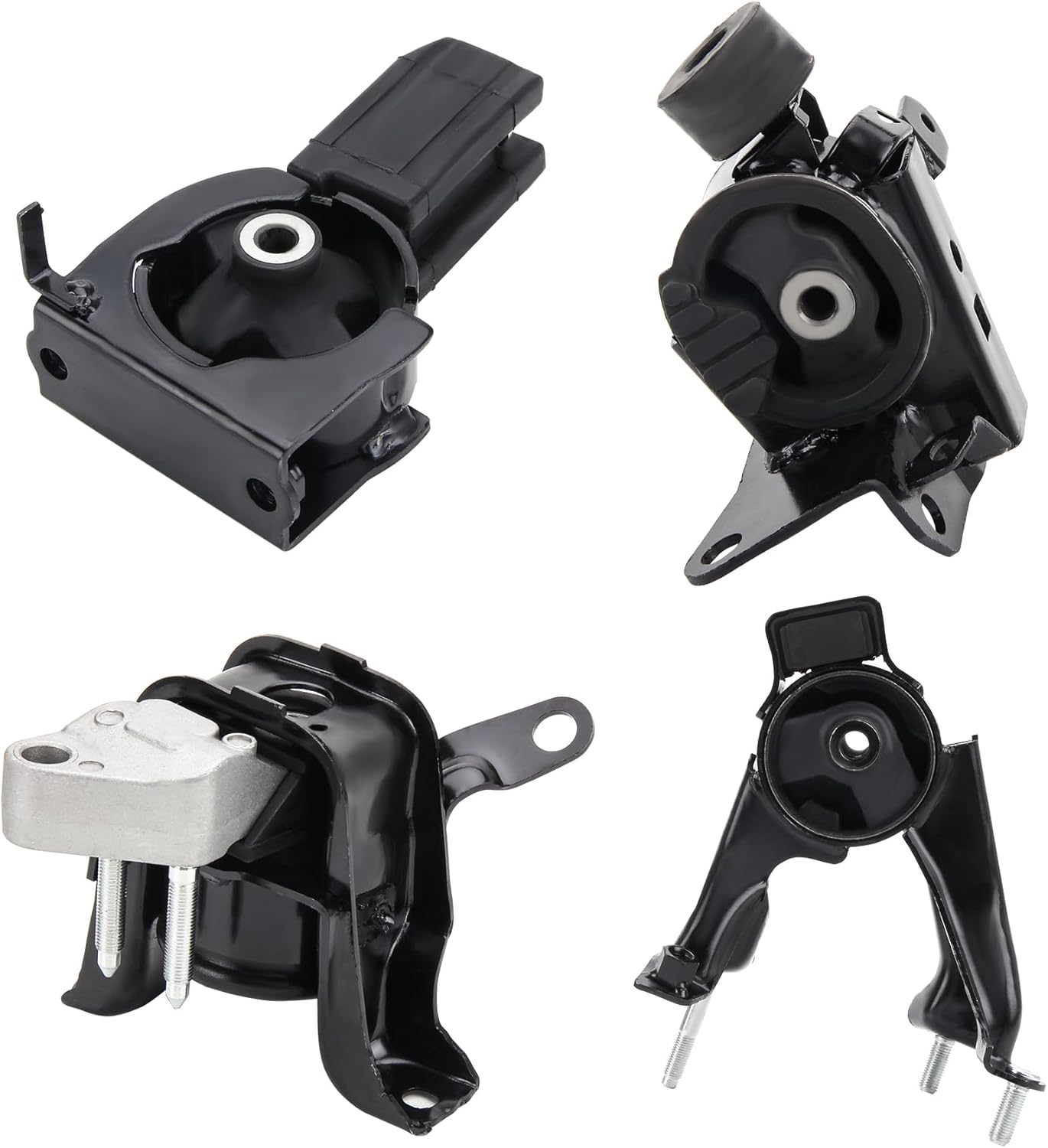 4PCS Engine Motor Transmission Mount Kits Compatible with Corolla Matrix Pontiac Vibe 1.8L 2003-2008 Auto Transmission, Engine Trans Mount Replace A4218 A4219 A4220 A4221