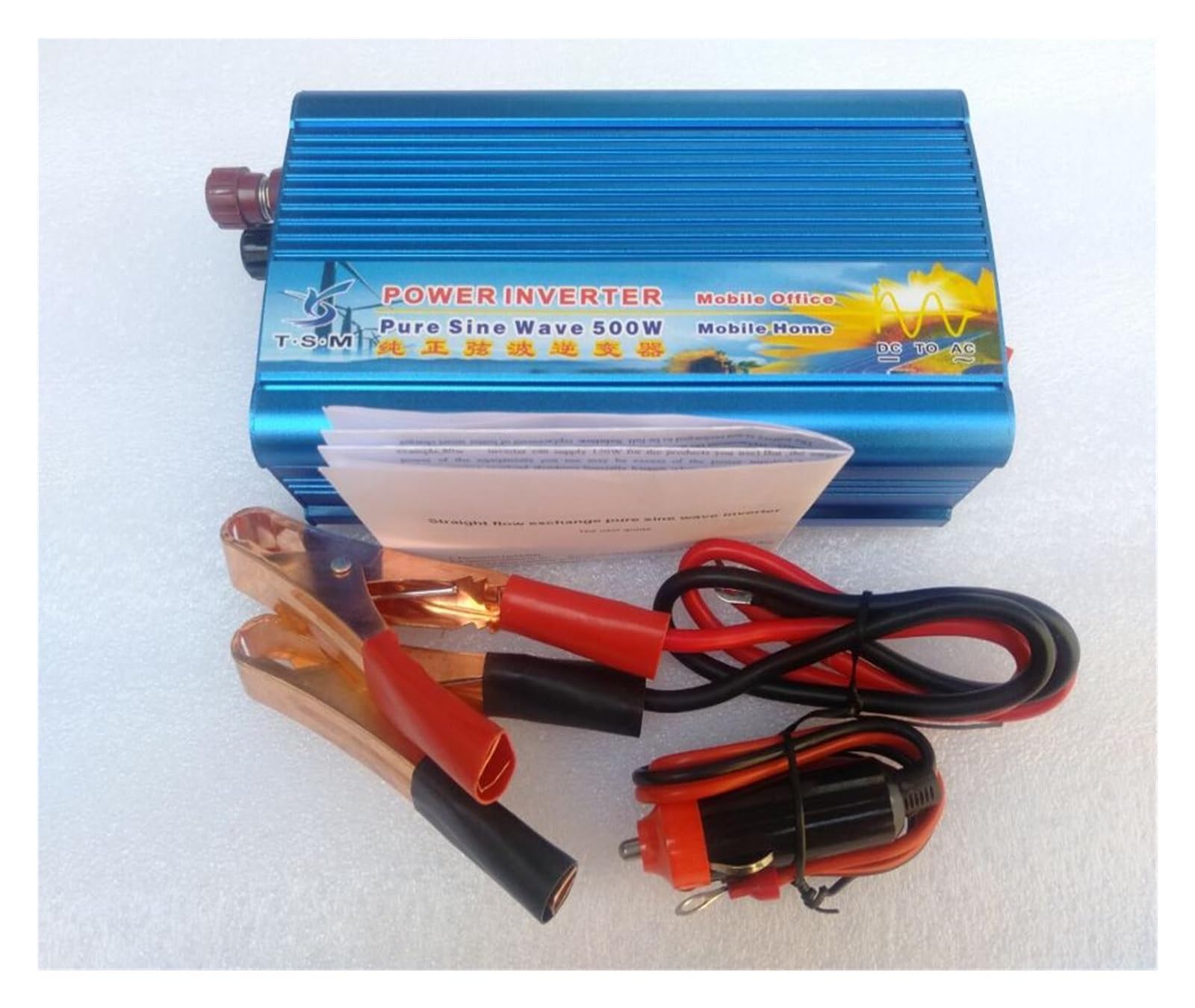 Onda sinusoidal Pura de 500W, CC de 12V/24V/48V a CA de 110V/120V/220V/230V/240V, 50HZ/60HZ, inversor de Potencia de 1000W(60HZ,48V-110-120V)