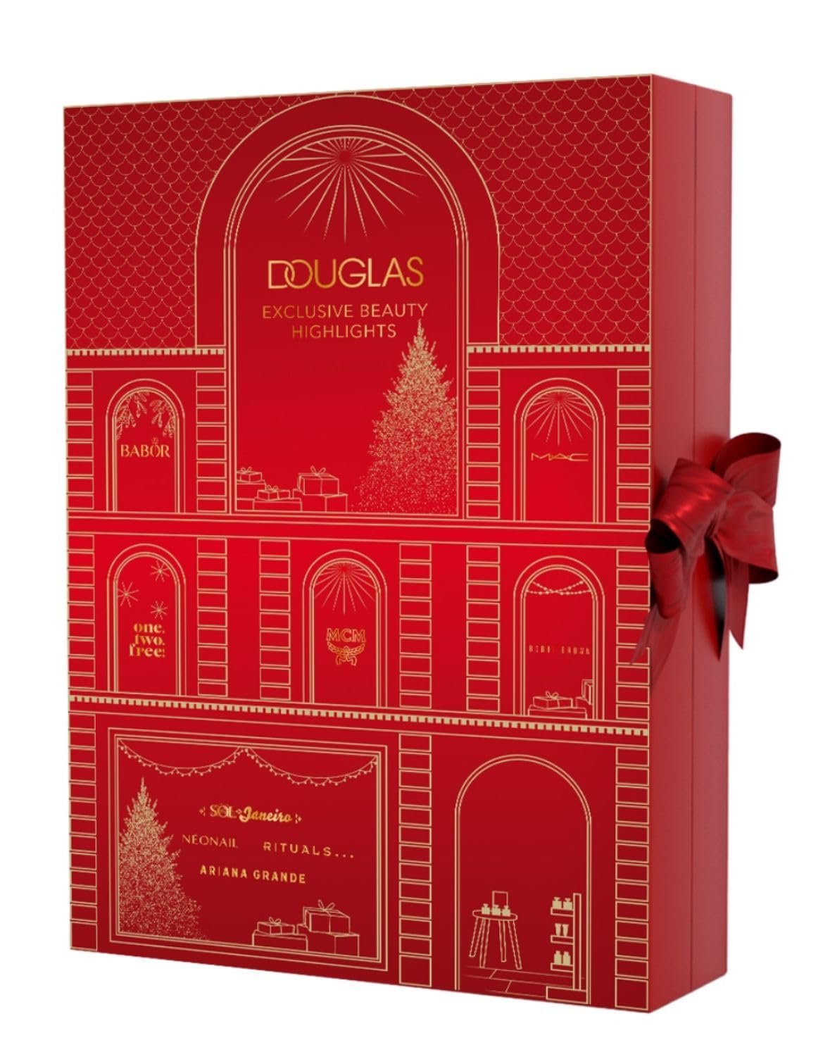DOUGLAS Adventskalender 2024 Beauty -CLASSIC EDITION- Frauen + Mädchen Kosmetik Advent Kalender, 24 Kosmetik Geschenke Wert 350 €, Pflege Frau, Adventkalender Damen