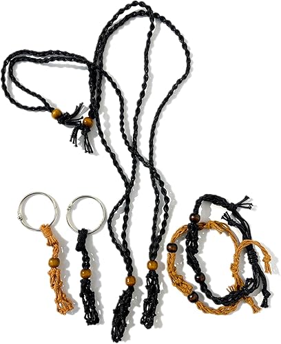 6 piezas de collar de cristal vacío grande pulsera llavero soporte jaula cordón hecho a mano, joyería de encanto