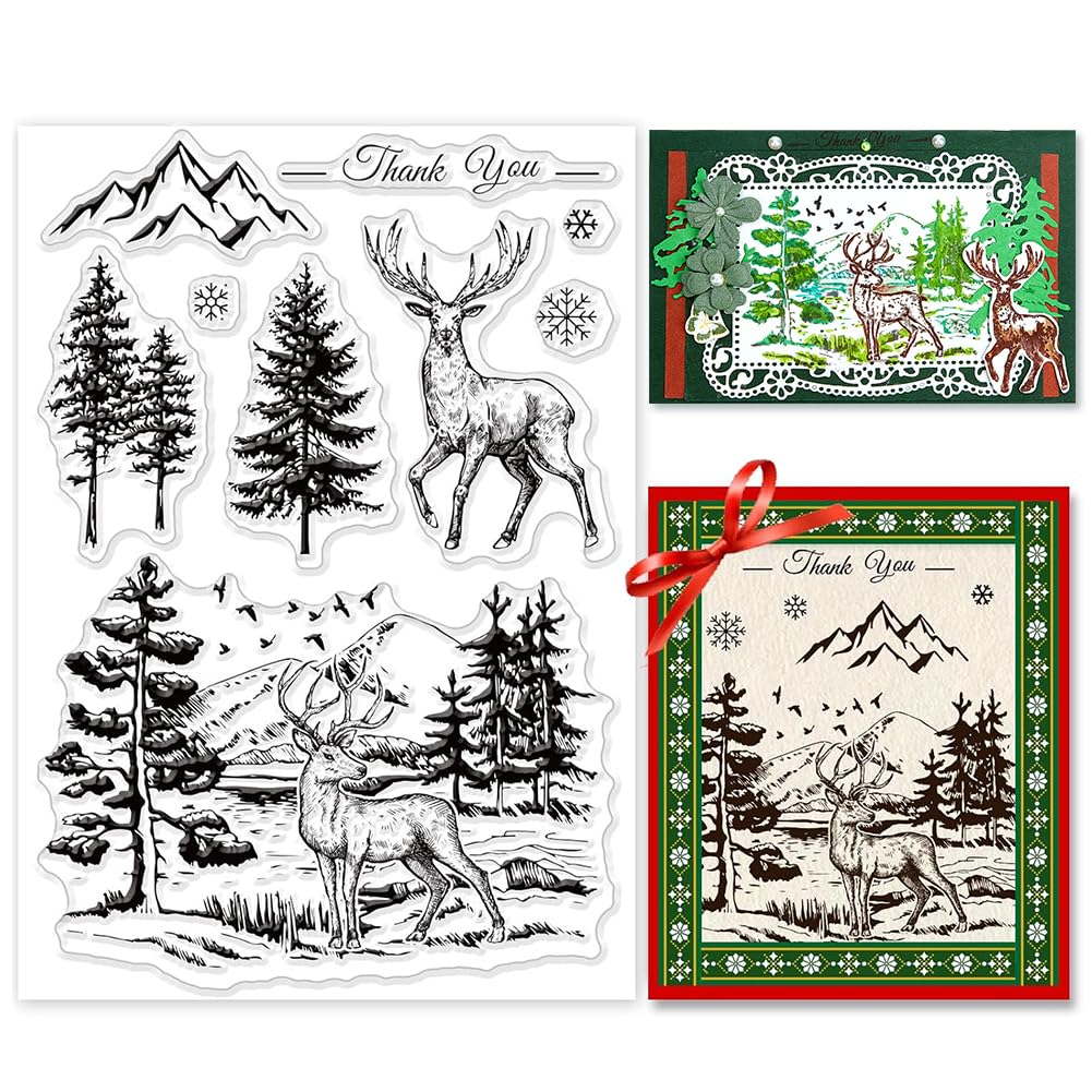 Leaves Clear Stamps - Vintage Botanical Crafting -11