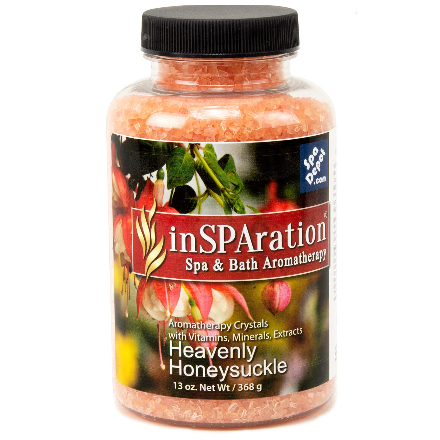 inSPAration Heavenly Honeysuckle Aromatherapy Crystals for Spa, Hot Tub & Bath 13 oz.