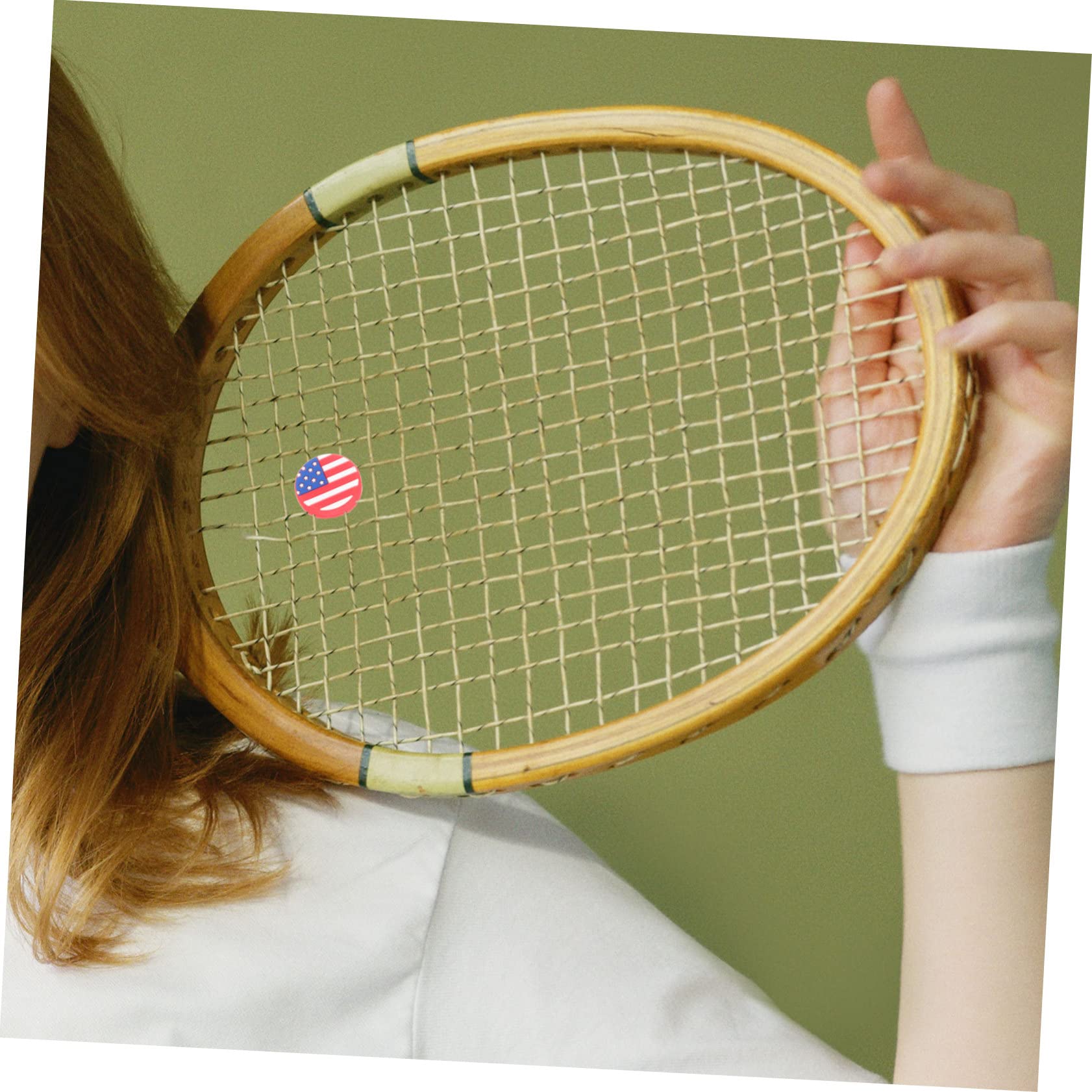 HANABASS Stoßdämpfer Für Tennisschläger Schlägerdämpfer Tennis-Griptape Tennisdämpfer Mit Union Jack-Flagge Us-zubehör Schläger Schockierend Tennisgriff Tennis-zubehör Kieselgel