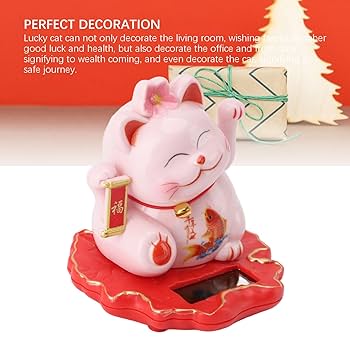 Amazon.com: Asixxsix Solar Powered Lucky Cat, Solar Energy