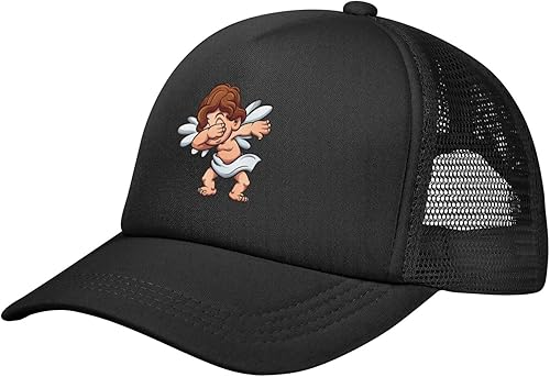 Tap Angel Baseball Cap for Men Women Adjustable Mesh Back Hat Dad Hat