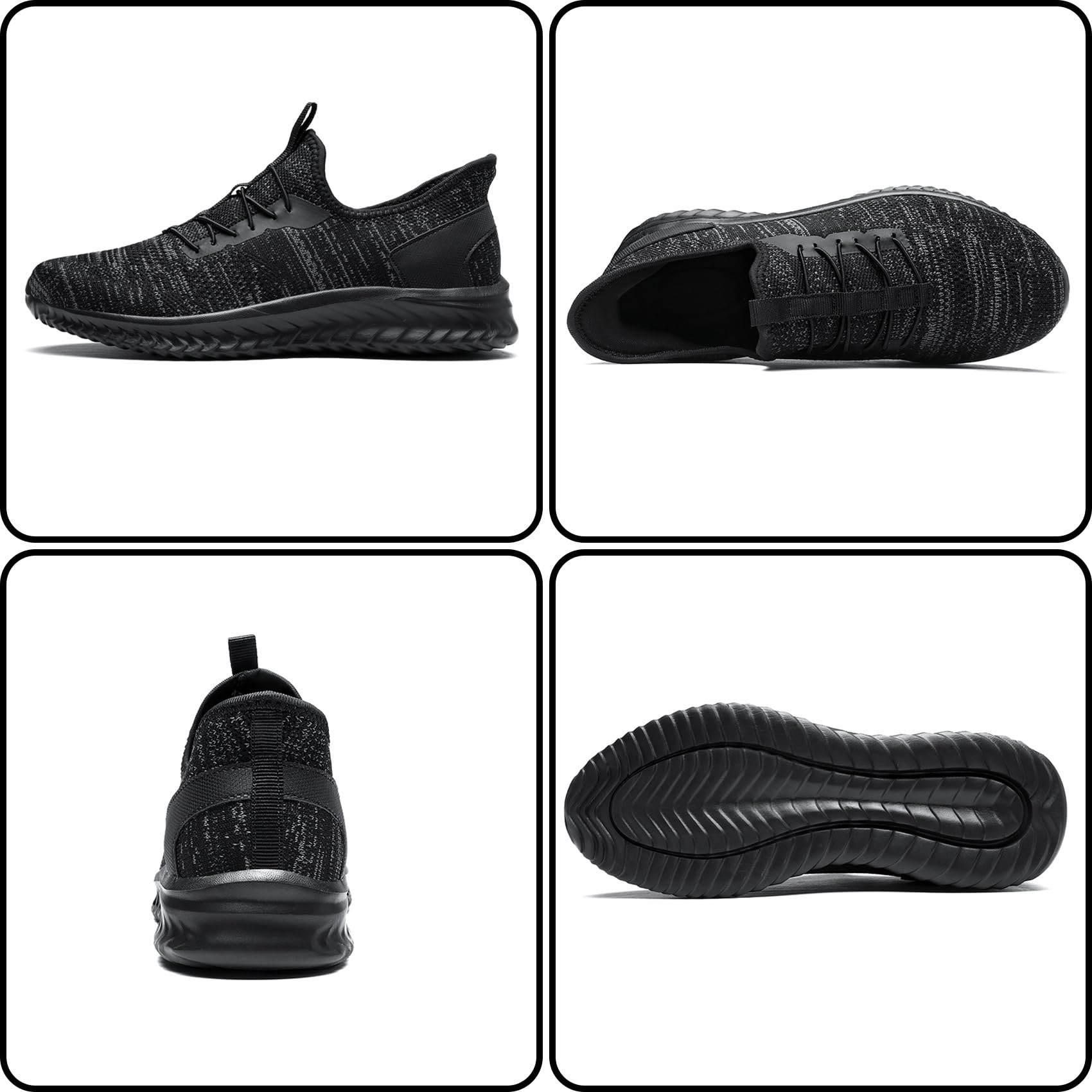 Zapatillas Casual para Hombre Slip On Calzados Deportivo Zapatos de Running Transpirable Ligero Zapatillas de Caminar - 5