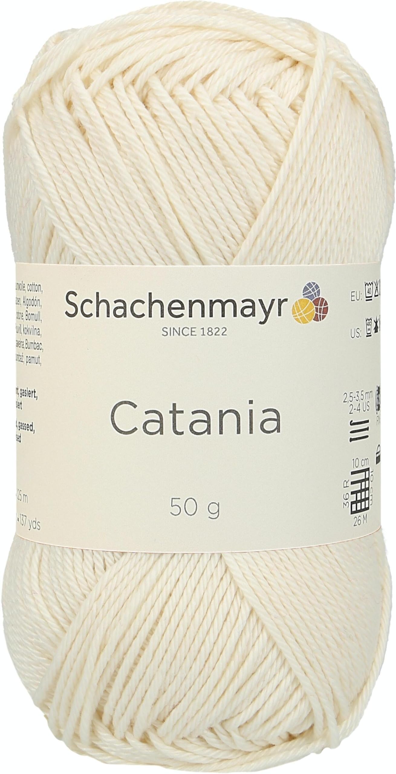 Schachenmayr Catania, 50G Creme Hand Knitting Yarns
