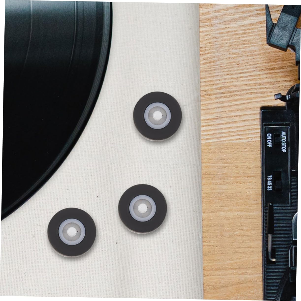 BRIGHTFUFU Pinch Roller for Radio Tape Cassette Machine Audio Recorder Video Replacement No Distortion