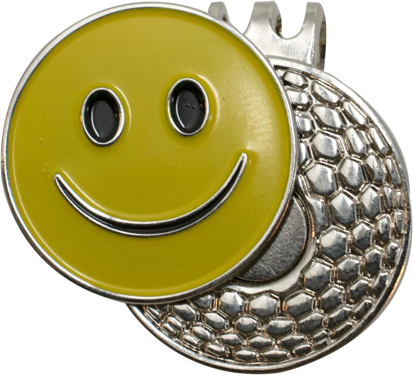 DA VINCI Magnetic Golf Hat Clip with 1 Inch Embossed Metal Golf Ball Marker (Shamrock) : Sports & Outdoors