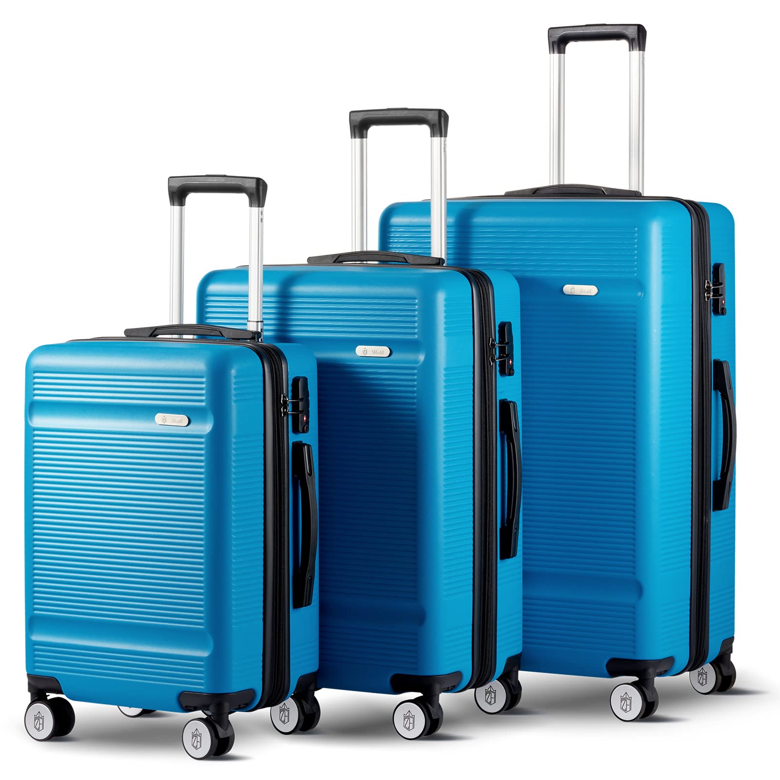 Zitahli Luggage Sets, Expandable Suitcase Set 3 Piece Luggage Set