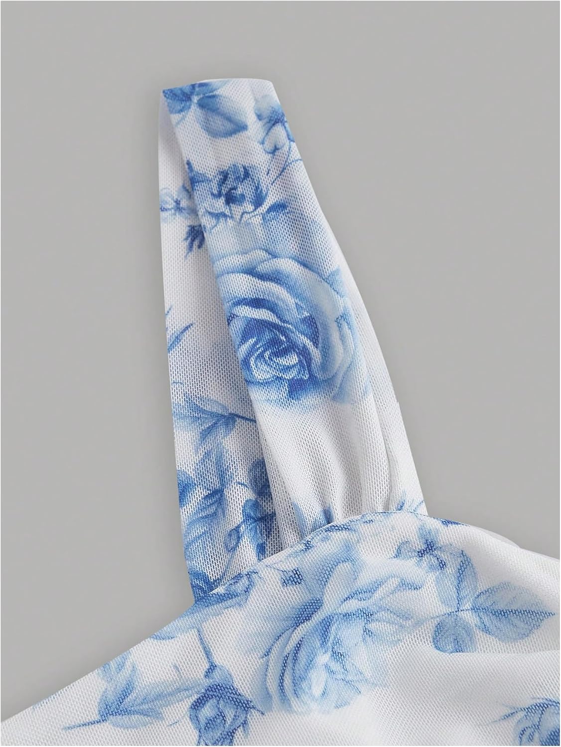 GORGLITTER Women's Floral Summer Wedding Guest Dress Ruched Cocktail Party Bridal Shower Formal Beach Midi Sun Dresses - Image 4