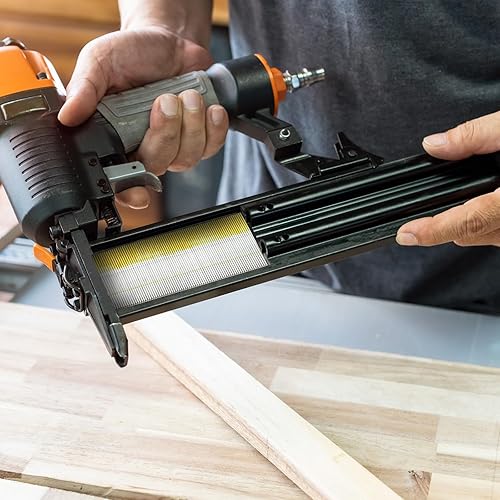 Miniatura 4 de Zonon Clavos de acabado en ángulo de calibre 15 de 34 grados, 2000 unidades de 1-14 pulgadas, 1-12 pulgadas, 2 pulgadas, 2-12 pulgadas, 500 por