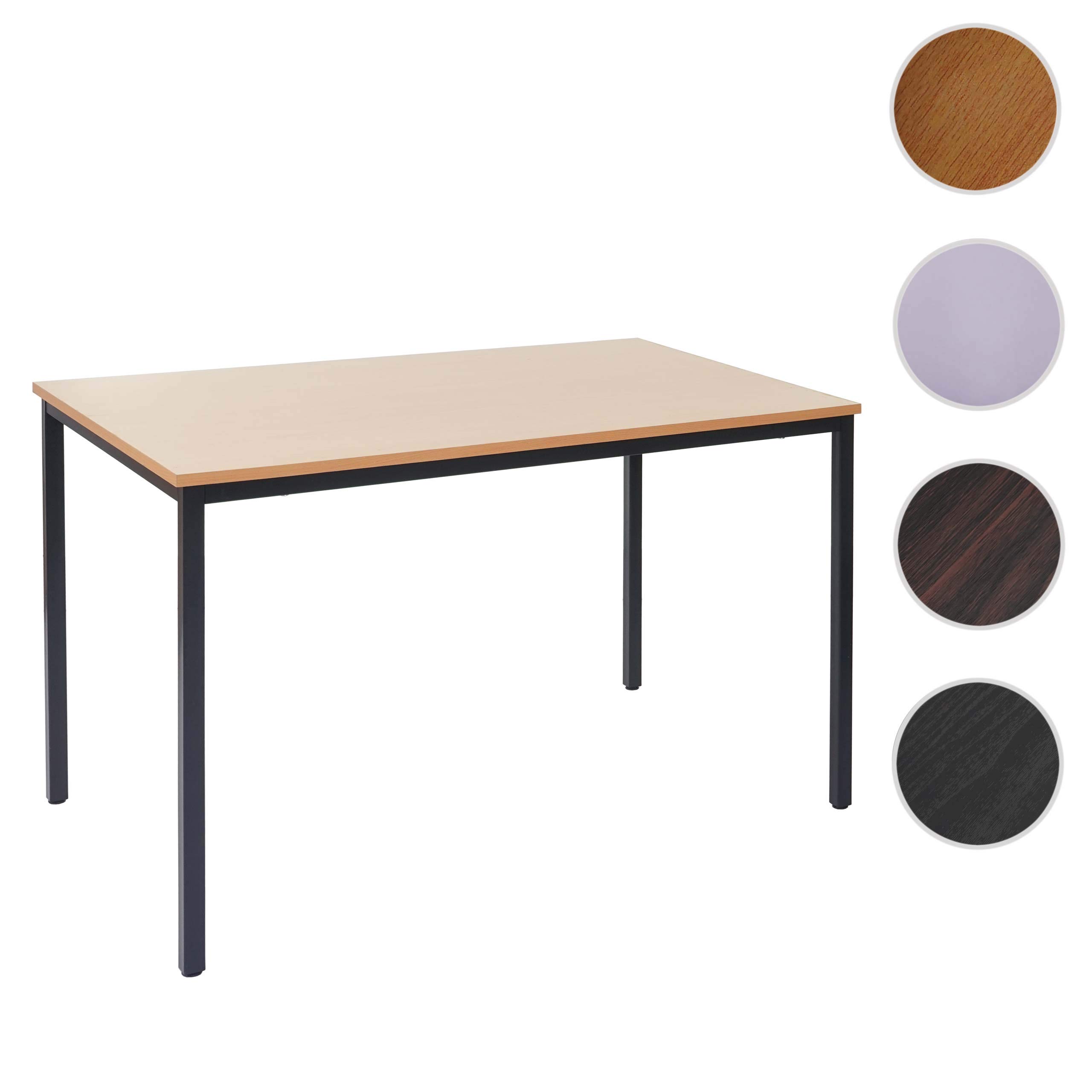 Mendler Scrivania Tavolo Ufficio conferenza Braila MDF 80x120x75cm Legno Chiaro