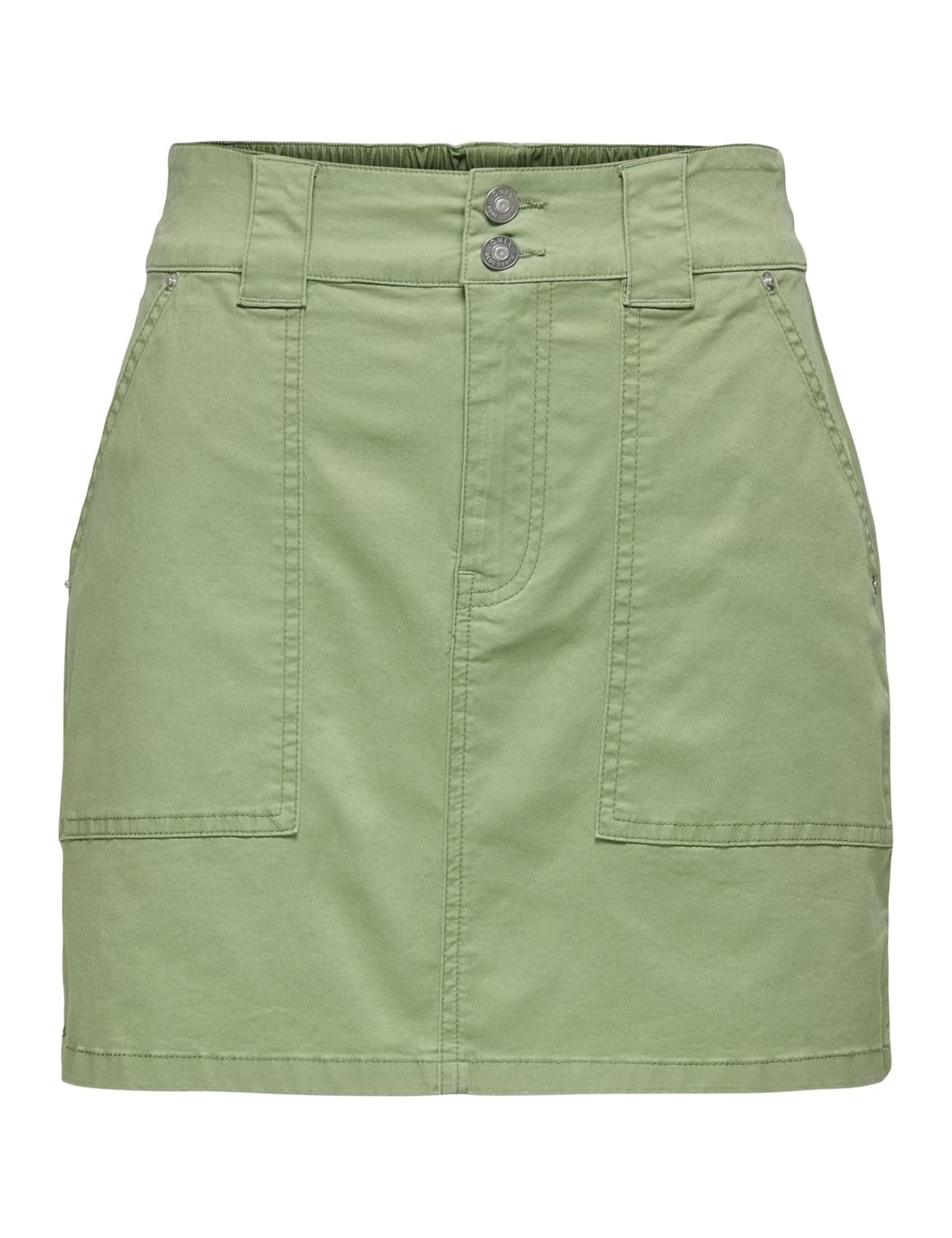 ONLY Women's Onlbiana Hw Skirt PNT Skirt, Green, S
