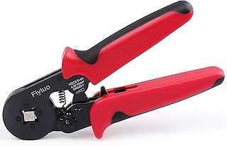 Flytuo Ferrule Crimping Tool, HSC8 6-4A Ferrule Crimper (AWG23-7), Premium Crimping Tool for Wire Terminals Cables End-Sleeves