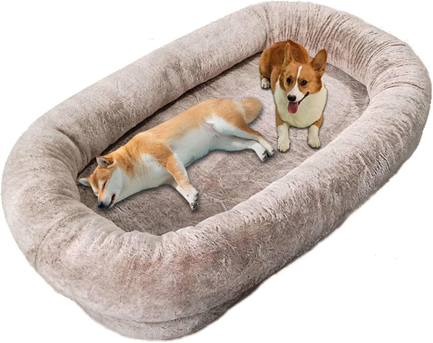 Lit pour chien pour adultes idéal pour relaxer au salon en hiver