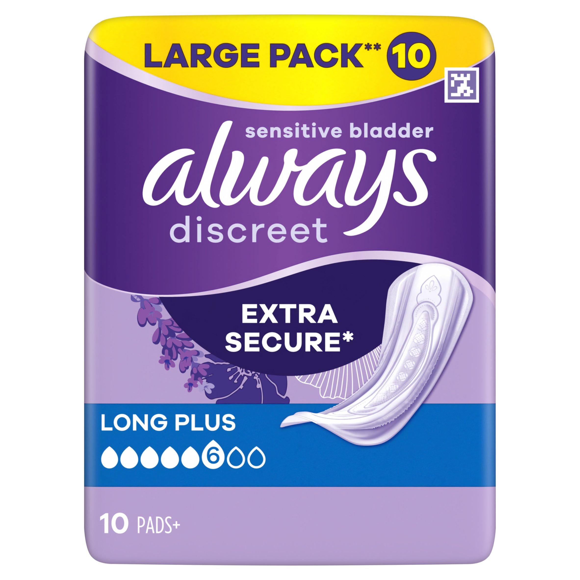 Always Discreet Incontinence Pads Long Plus