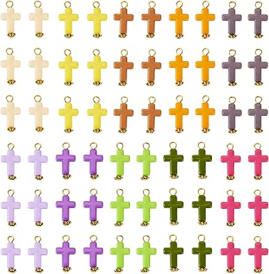 KISSITTY Assorted Acrylic Charms for DIY Necklace Bracelet Earring Jewelry Making