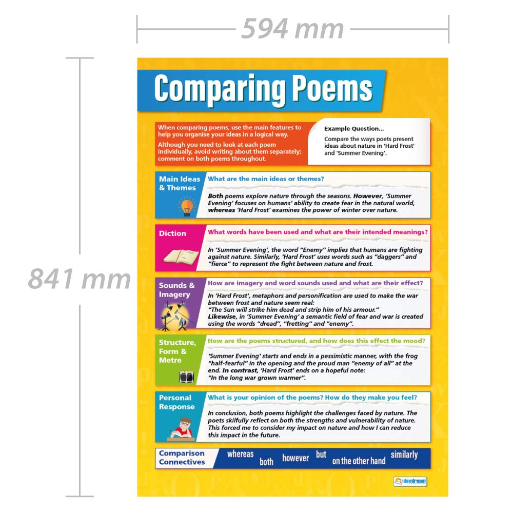 Daydream Education Comparing Poems, 85L x 59.4W cm - Image 2