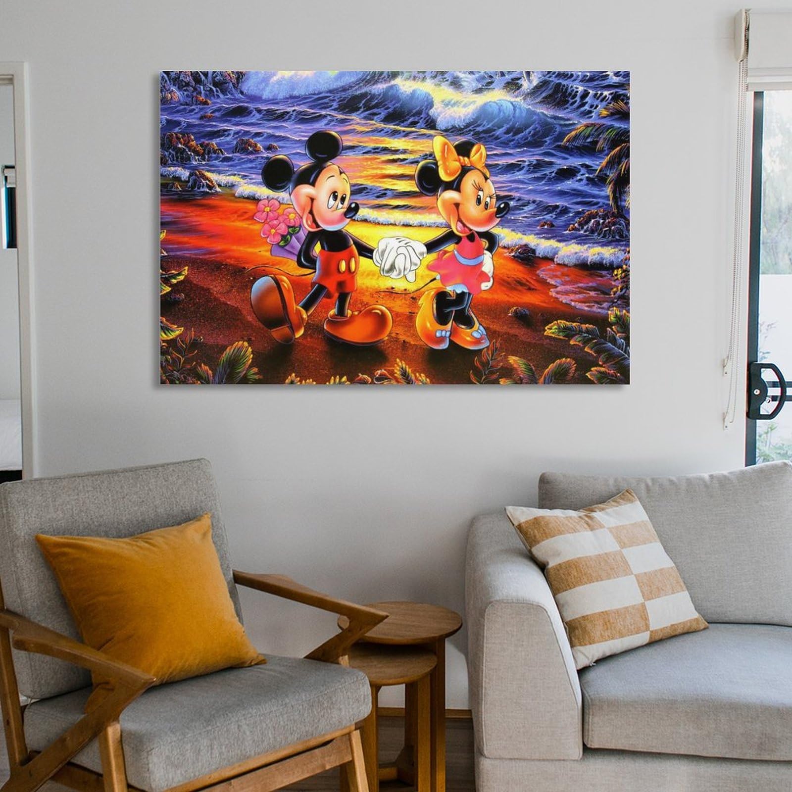 Amazon.co.jp: ラッセン ディズニー ポスター 壁飾り キャンバス 印刷