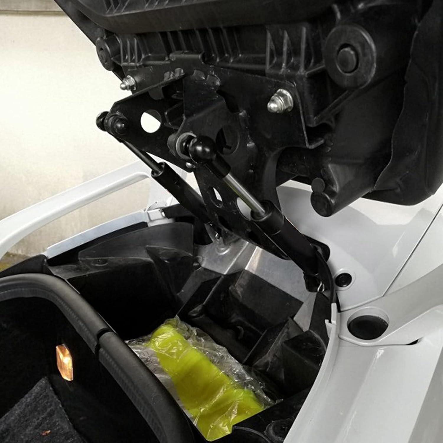 Aramox Bras de Levage de Siège de Moto, 2 Pièces, Alliage d'Aluminium, Ressort à Gaz, Compatible avec T-500/T-530
