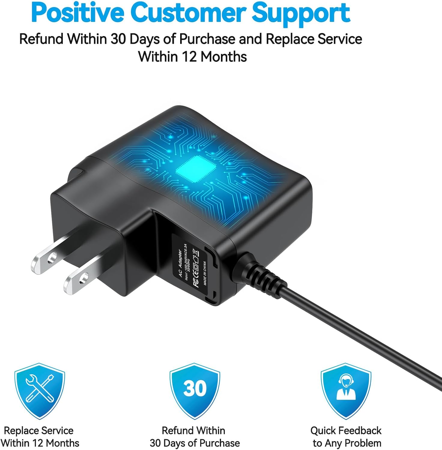 AC/DC Adapter for Energizer Dual Wii Controller Charging Dock PL-7621 PL7621 Power Supply Cord Cable PS Wall Home Battery Charger Mains PSU