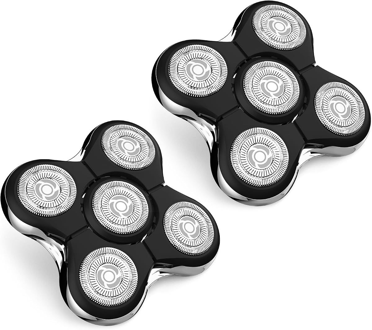 Cabezales de repuesto para afeitadora compatibles con Remington Shaver XR7000 XR1500 | Modelo XR7000, Afeitado eléctrico de precisión para hombres calvos. (2 paquetes)