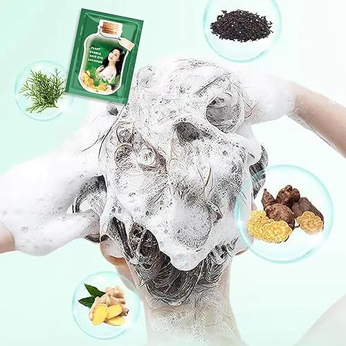 Miniatura 3 de 10 champú de tinte para el cabello con burbujas vegetales, coloración de cabello a base de plantas, tinte para el cabello de espuma vegetal, tinte