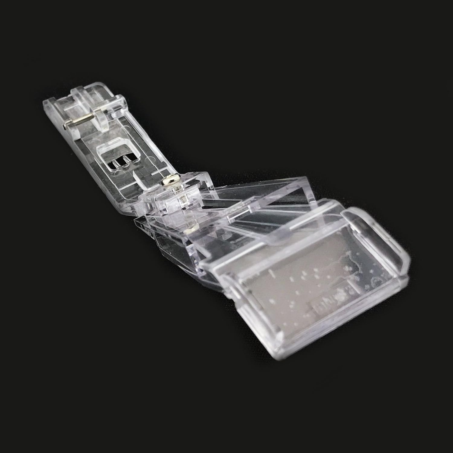 Cutex Clear Bias Tape Folder Foot (Belt Loop) #H10843 for Singer 14T948, 14T957 Serger